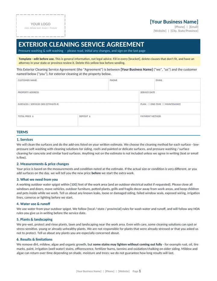 Service Agreement